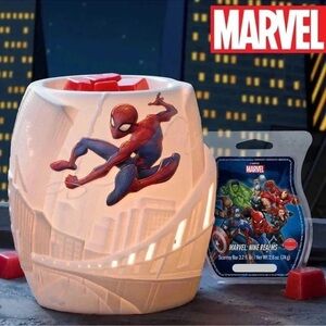 Scentsy Authentic Marvel Spider Man Full Size Wax Melt Warmer PlugIn Nine Realms